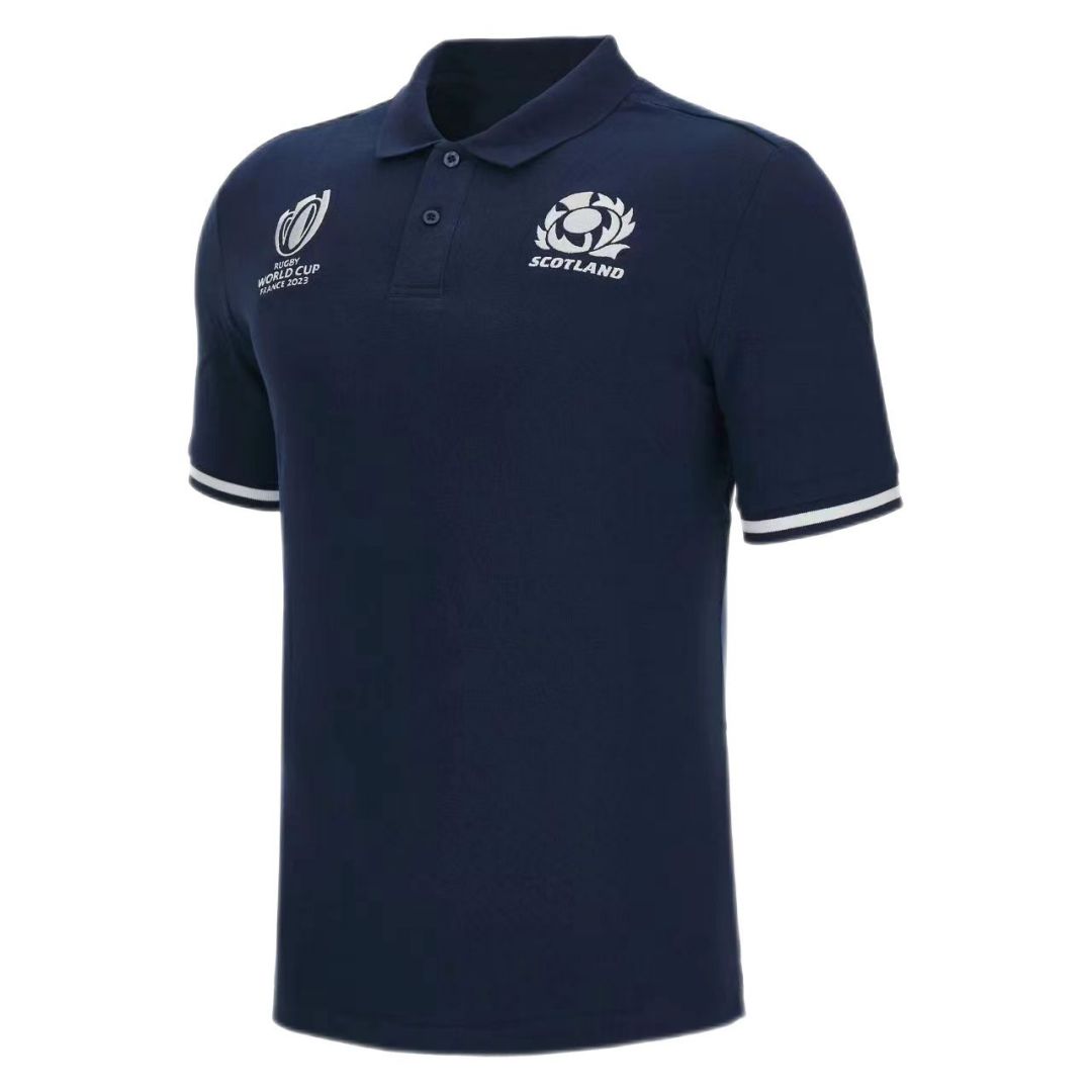 Scotland Rugby Polo Shirt RWC 2023 Mens