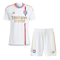 Olympique Lyonnais Soccer Jersey + Short Replica Home 2023/24 Mens (Player Version)
