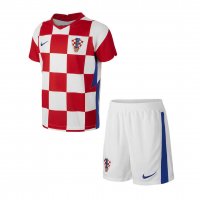 2021/22 Croatia Home Soccer Kit (Jersey + Short) Kids