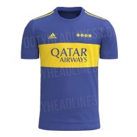 2021/22 Boca Juniors Home Mens Soccer Jersey Replica