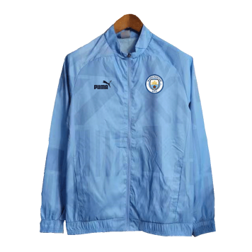 Manchester City Windbreaker Jacket Blue 2023/24 Mens