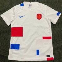 Netherlands Soccer Jersey Replica White Mens 2022