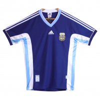 Argentina Soccer Jersey Replica Retro Away Mens 1998