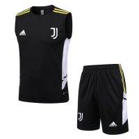 Juventus Soccer Singlet + Short Replica Black 2022/23 Mens
