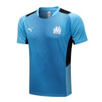 Olympique Marseille Soccer Training Jersey Blue Men's 2021/22