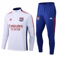 2021/22 Olympique Lyonnais White Soccer Training Suit Mens