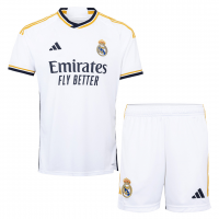 Real Madrid Soccer Jersey + Short Replica Home 2023/24 Mens