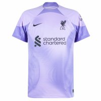Liverpool Soccer Jersey Replica Goalkeeper Purple Mens 2022/23