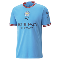Manchester City Home Soccer Jersey Replica Mens 2022/23