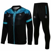 2021/22 Napoli Black Soccer Training Suit(Jacket + Pants) Mens