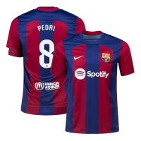 Barcelona Soccer Jersey Replica Home 2023/24 Mens (PEDRI #8)