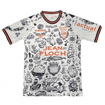 FC Lorient Soccer Jersey Replica Tattoo White 2022/23 Mens (Special Edition)