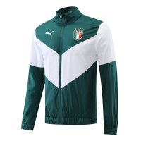 Italy All Weather Windrunner Soccer Jacket Green 2022 Mens
