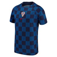 Croatia Soccer Training Jersey Replica Blue 2022 Men's (Pre-Match)