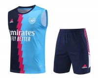 Arsenal Soccer Singlet + Short Replica Blue 2023/24 Mens