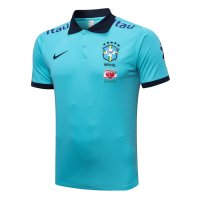 Brazil Soccer Polo Replica Blue 2023 Mens