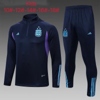 Argentina Soccer Training Suit Replica Navy 2023 Youth