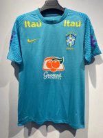 Brazil Soccer Training Jersey Replica Sky Blue 2022