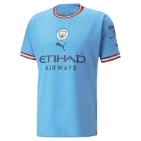 Manchester City Home Soccer Jersey Replica Mens 2022/23 (Player Version)