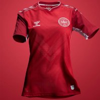 2019/20 Denmark Home Womens Soccer Jersey Replica
