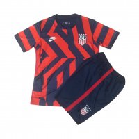 2021/22 USA Away Soccer Kit (Jersey + Short) Kids