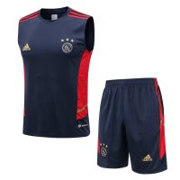 Ajax Soccer Singlet + Short Replica Royal 2022/23 Mens